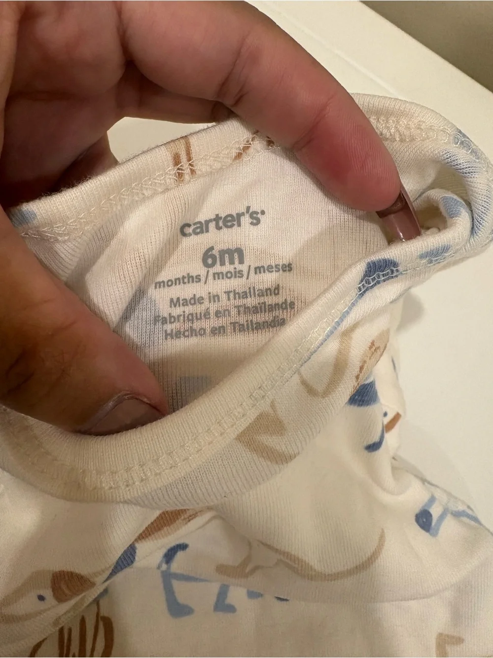 Carters cream bodysuit